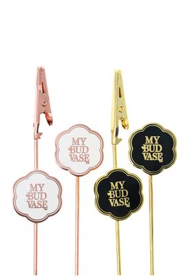 My Bud Vase Logo Poker Black & Gold Without Clip