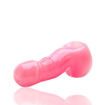 Empire Glass Pink Phallus Pipe