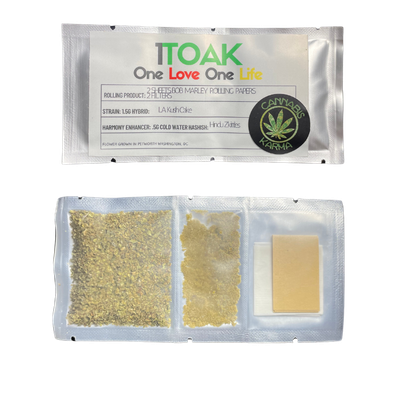 1Toak Rolling Kit (Papers) | LA Kush Cake/Hindu Zkittles Hash | Indica Hyrbid | 2g
