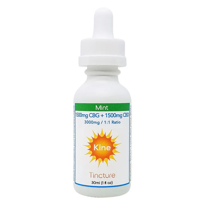 Kine CBD Tincture, Variant Name: Mint 1500mg 1:1
