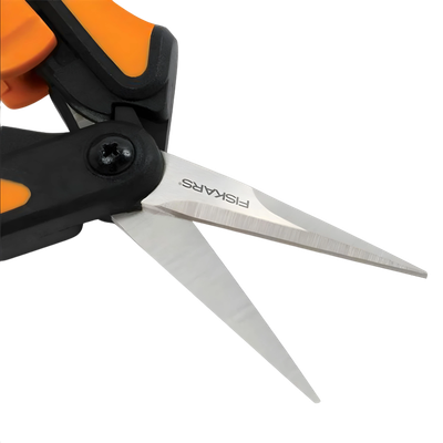 Harvest Supply Fiskars Scissor Straight Stainless Softouch Micro-Tip Snips