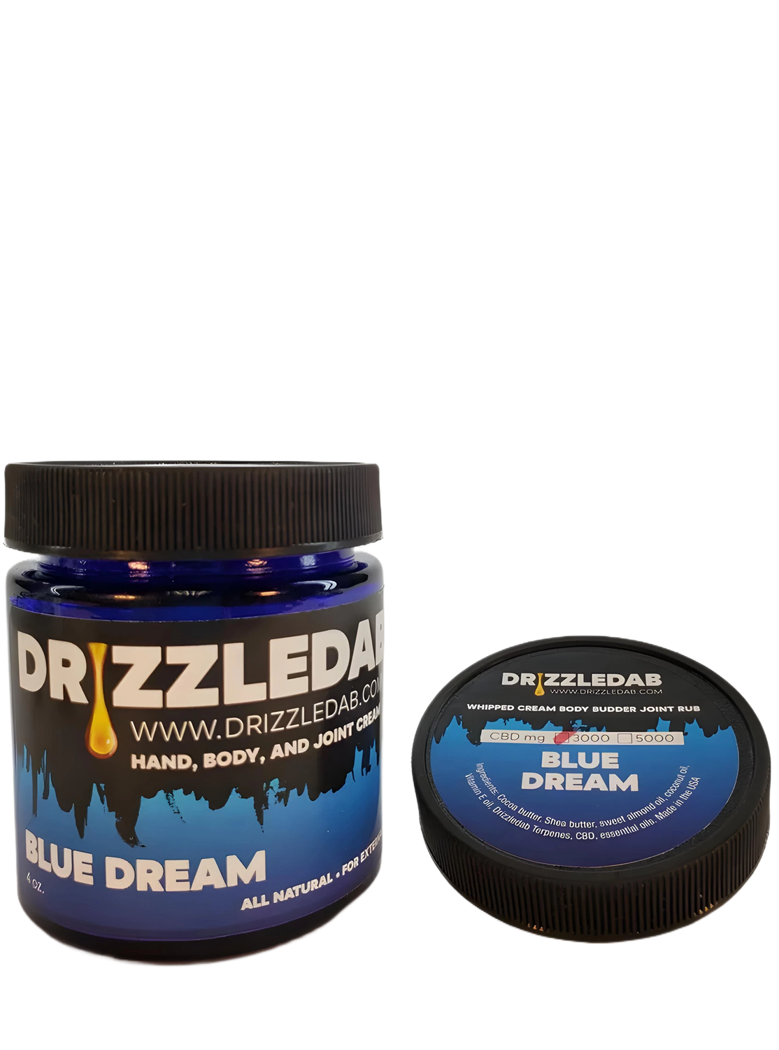 Drizzledab CBD Body Budder, Variant Name: Blue Dream 500mg