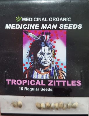 Medicine Man Seeds Tropical Zittles | Indica | 10pk Regular