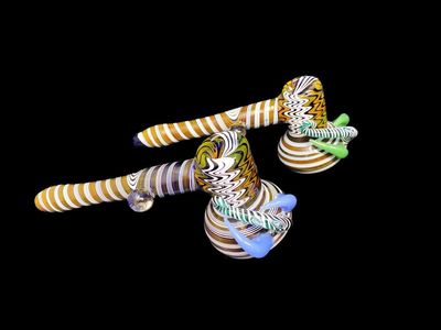 CaliCore 6.5" Wig Wag Art Supreme Hammer Pipe