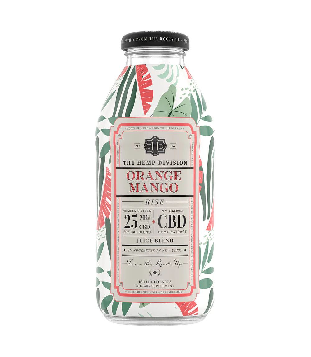 The Hemp Division Tea, Variant Name: Rise | Orange Mango