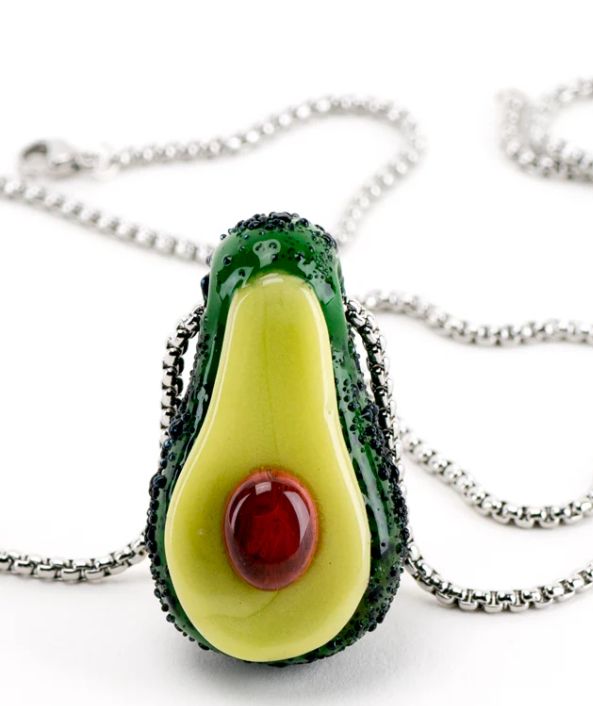 Empire Glass Avocado Pendant