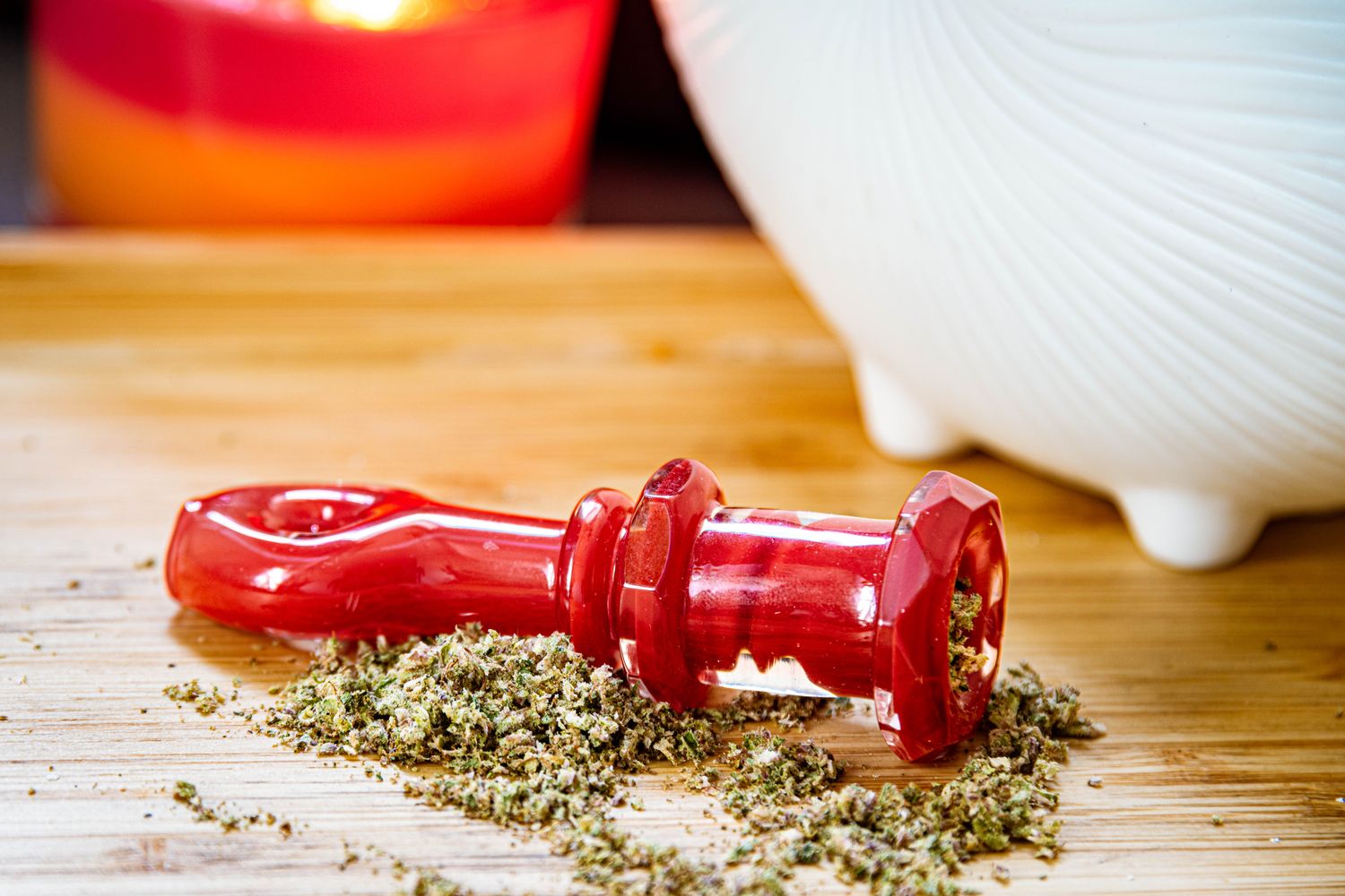Stashglass Chillum Red