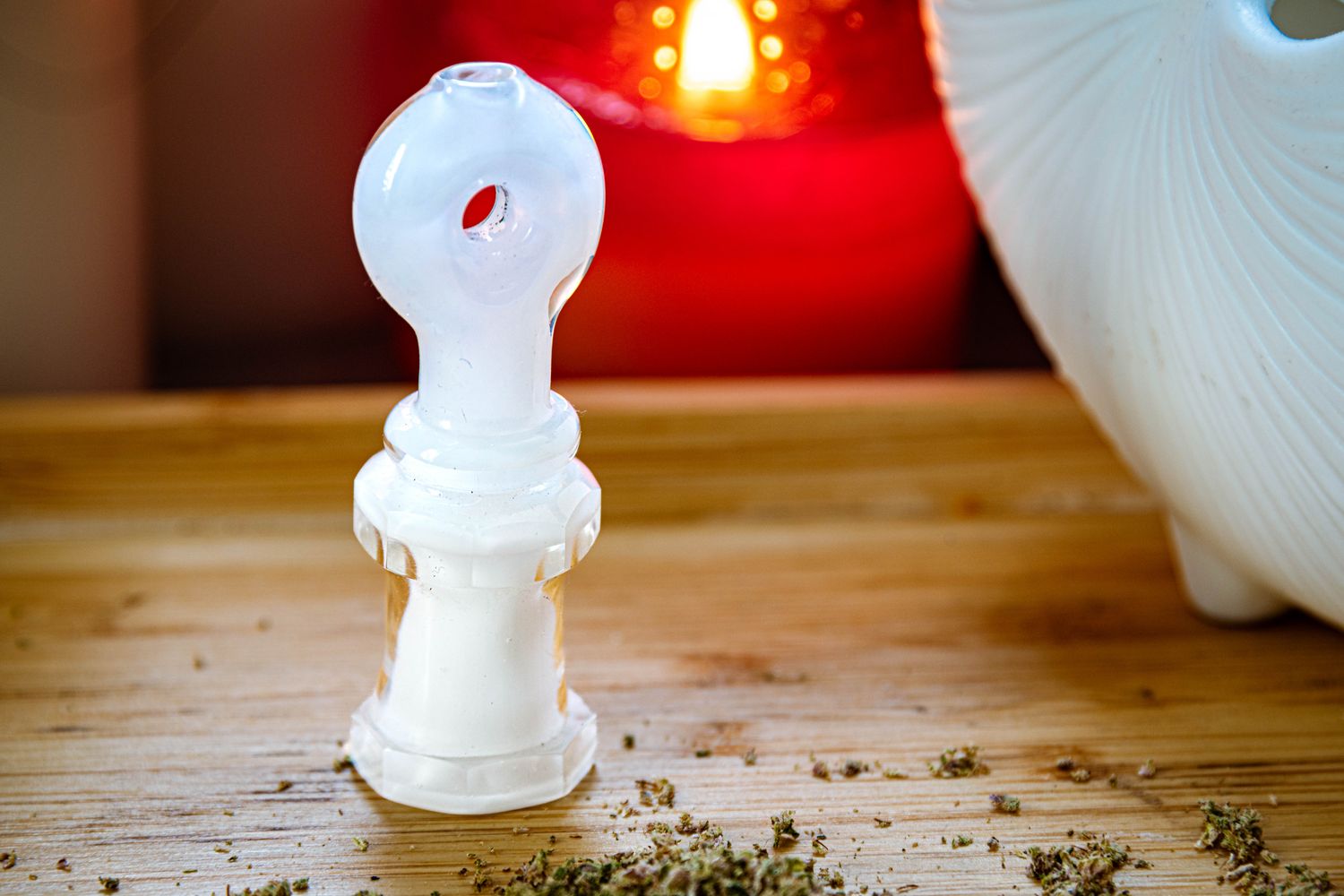 Stashglass Chillum White