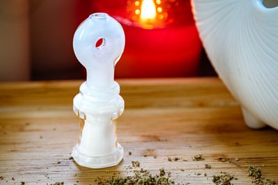 Stashglass Chillum White