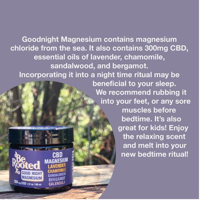 Be Rooted Botanicals Good Night Magnesium Cream | 300mg
