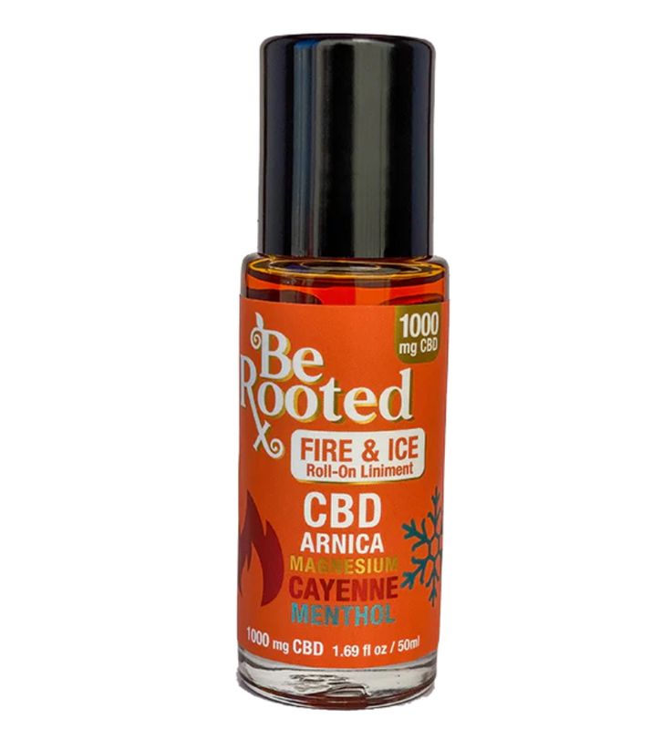 Be Rooted Botanicals Fire & Ice Liniment CBD Roll-On | 1000mg