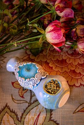 Diverse Earth Crystal Pipes Blue