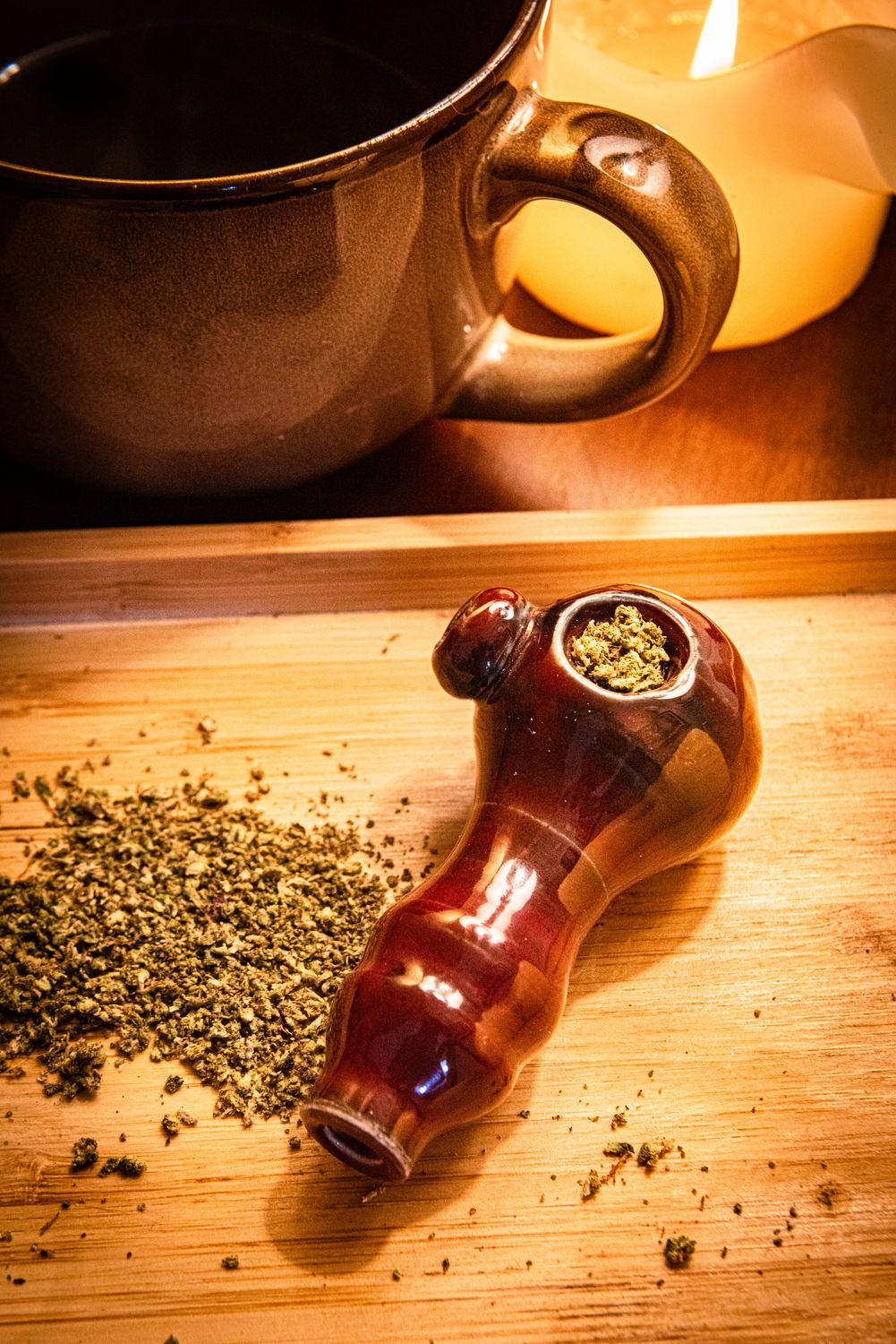 Diverse Earth Crystal Pipes Brown