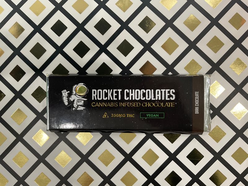 Rocket Chocolate | 350mg | 12pc Dark Chocolate