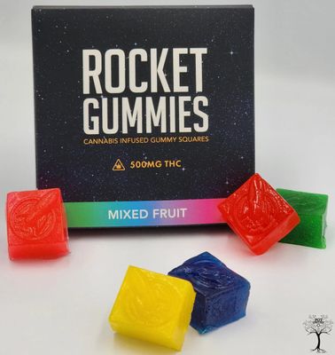 Rocket Gummies | 500mg | 10pc Mixed Fruit