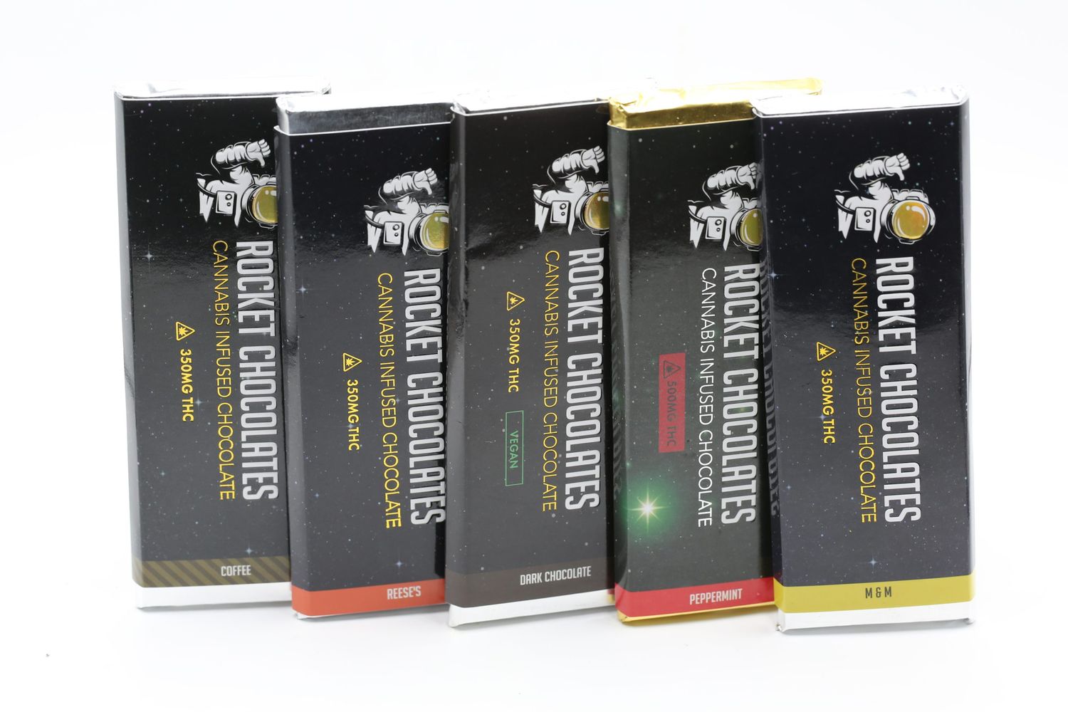 Rocket Chocolate | 350mg | 12pc Dark Chocolate