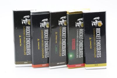 Rocket Chocolate | 350mg | 12pc Dark Chocolate