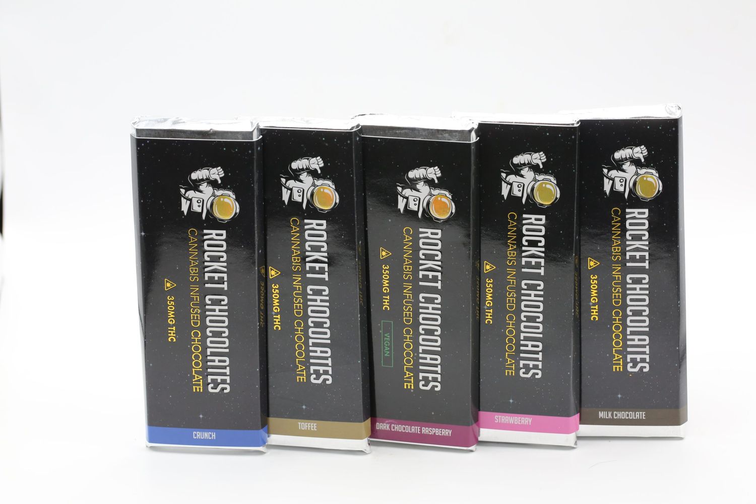 Rocket Chocolate | 350mg | 12pc Strawberry