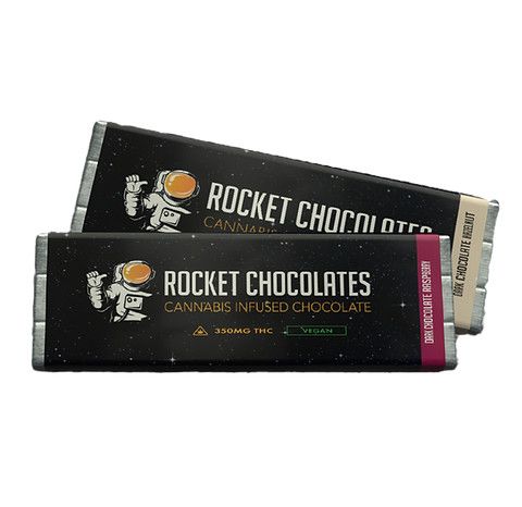 Rocket Chocolate | 350mg | 12pc Dark Chocolate Hazelnut
