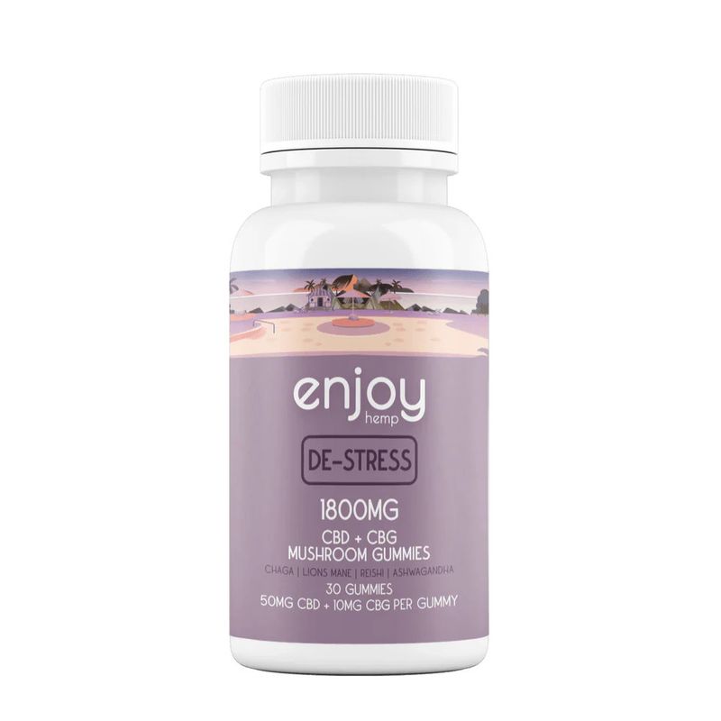 Enjoy CBD Gummies Destress Mushroom Gummies