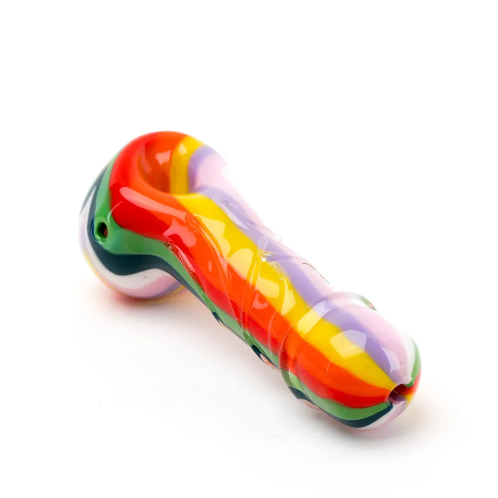 Rainbow Rod Large Spoon Pipe