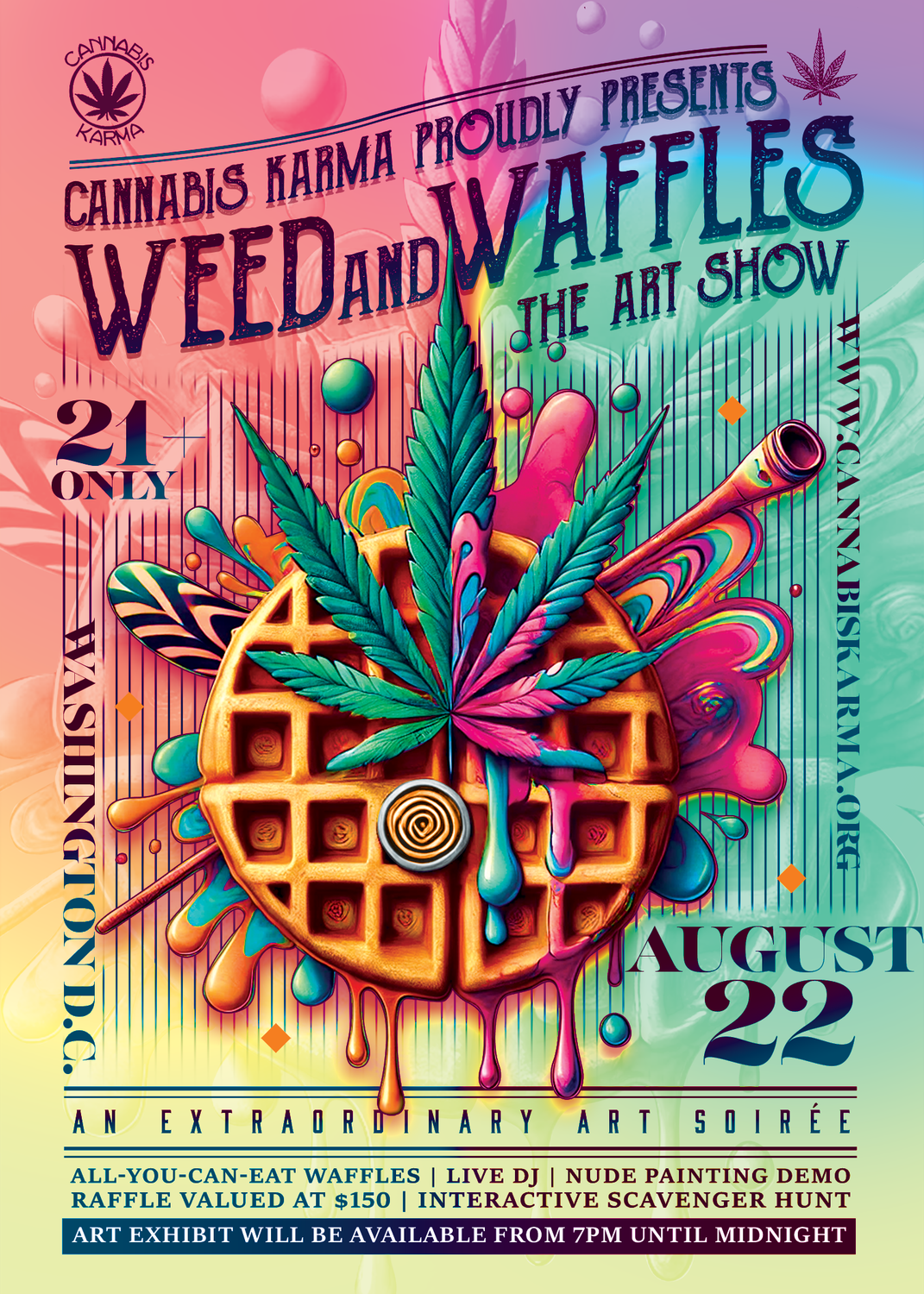 Cannabis Karma Presents Weed And Waffle | Early Bird Tickets  Now until  July 10, 2025