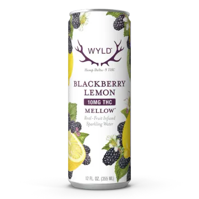 Wyld Blackberry Lemon THC Sparkling Water | Mellow| 10mg