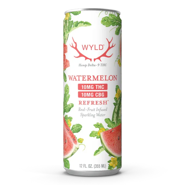 Wyld Watermelon THC:CBG Sparkling Water | Refresh| 20mg