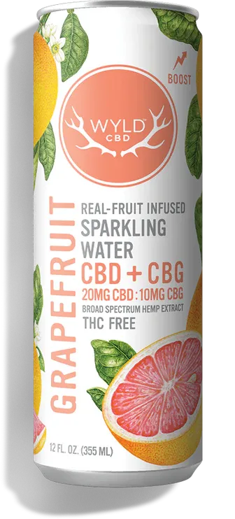 Wyld Grapefruit Sparkling Water CBD | 50mg
