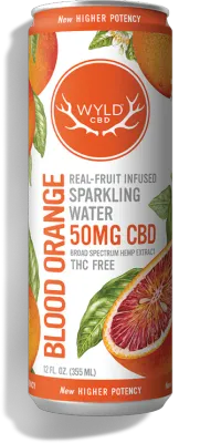 Wyld Blood Orange Sparkling Water CBD | 50mg