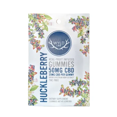 Wyld  Huckleberry Gummies CBD |2 Pack | 50 mg