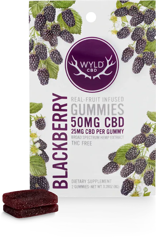 Wyld  BlackBerry Gummies CBD |2 Pack | 50 mg