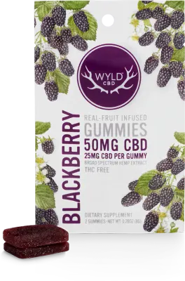Wyld  BlackBerry Gummies CBD |2 Pack | 50 mg