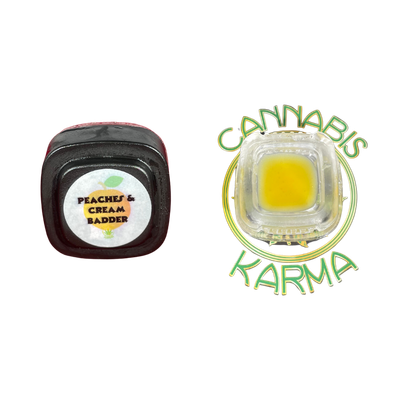 Live Badder Peaches & Cream | 1g | Sativa Hybrid Live Badder Peaches & Cream | 1g | Sativa Hybrid