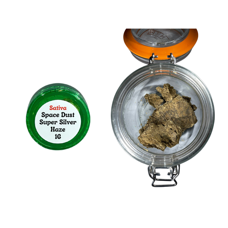 Space Dust (Cold Water Hash) Super Silver Haze | Sativa | 1g