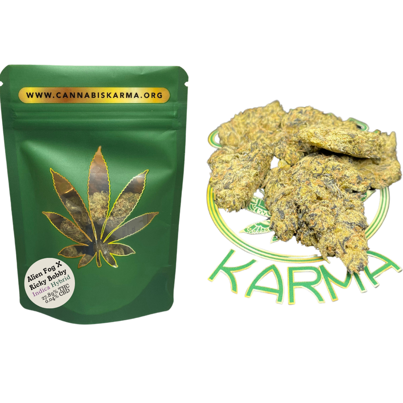 Premium Top Shelf Flowers Alien Fog X Ricky Bobby | Indica Hybrid | 3.5g
