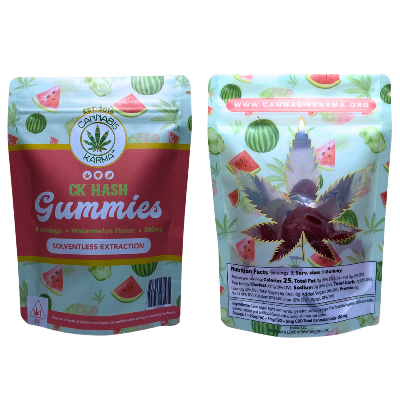 CK Hash Gummies 1:1:5 | Watermelon | 280mg | 8pc