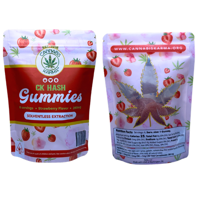 CK Hash Gummies 1:1:5 | Strawberry | 280mg | 8pc