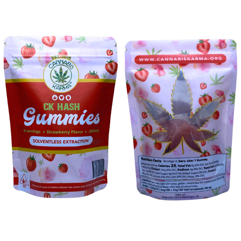CK Hash Gummies 1:1:5 | Strawberry | 280mg | 8pc
