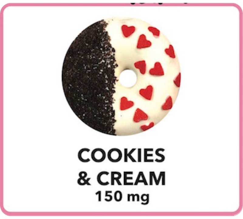 Starfire Doughnut | 150mg | Cookies & Cream