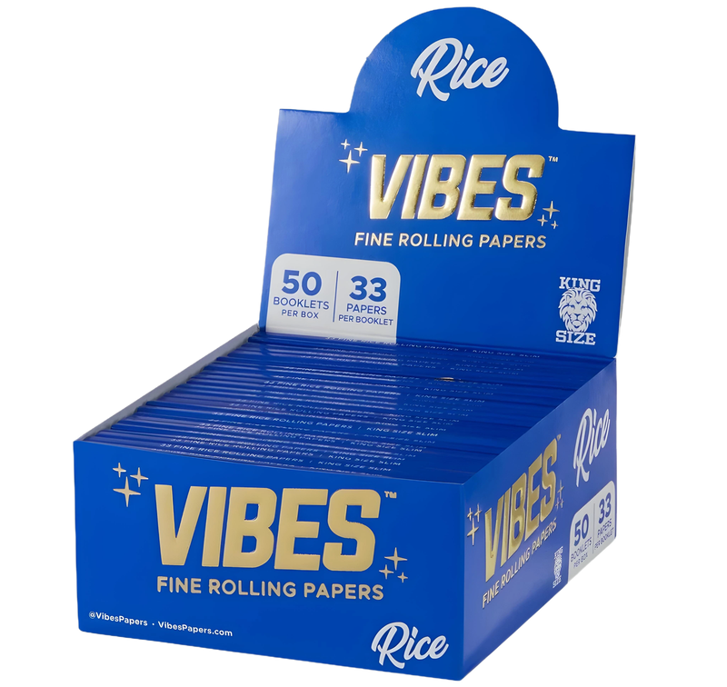 Vibes Rolling Papers | Rice | King Size