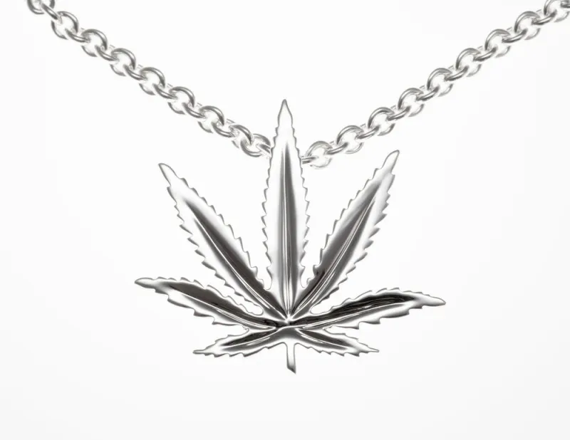 High Point Sativa Sterling Silver Necklace