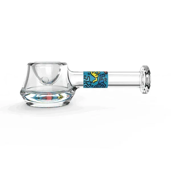 K. Haring Spoon Pipe |Multi- Blue
