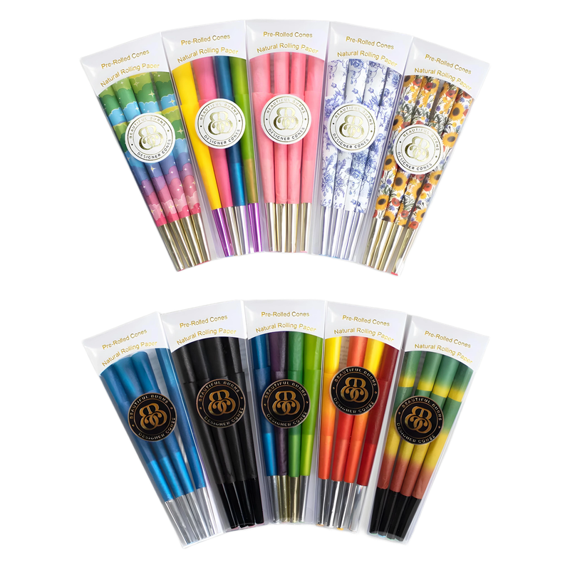 Beautiful Burns Designer Cones | 98mm | 8pk