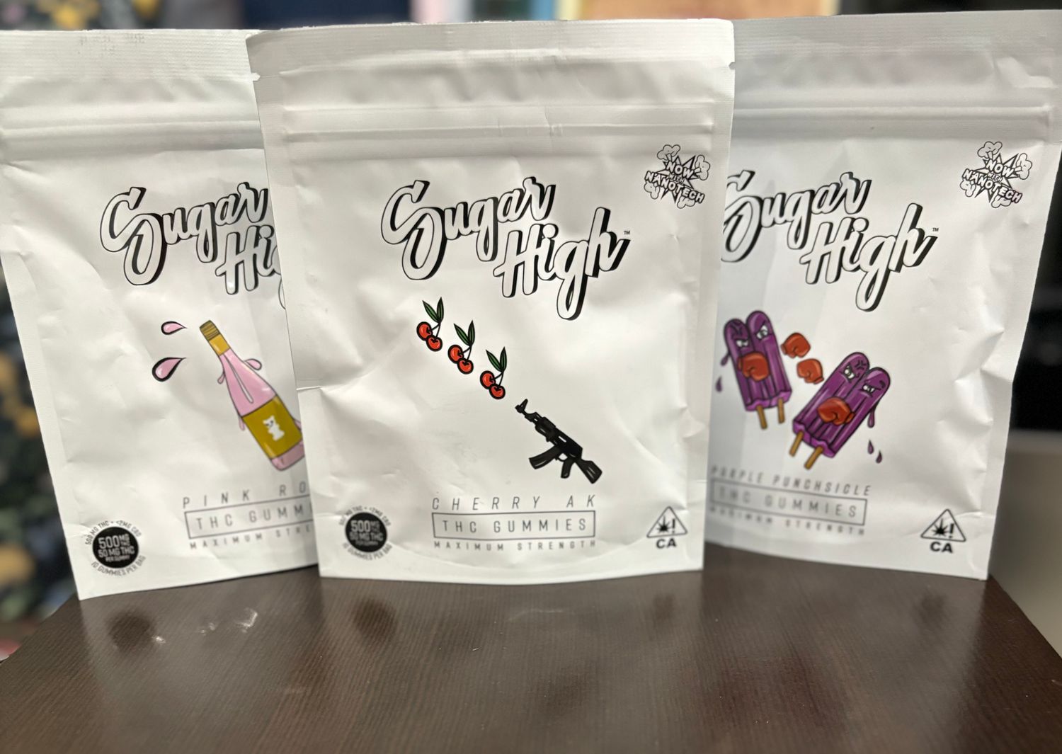 Sugar High Gummies | 500mg | 10pc, Variant Name: Apple Fritter