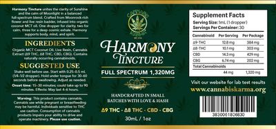 CK Harmony Tincture 1320mg 30mL