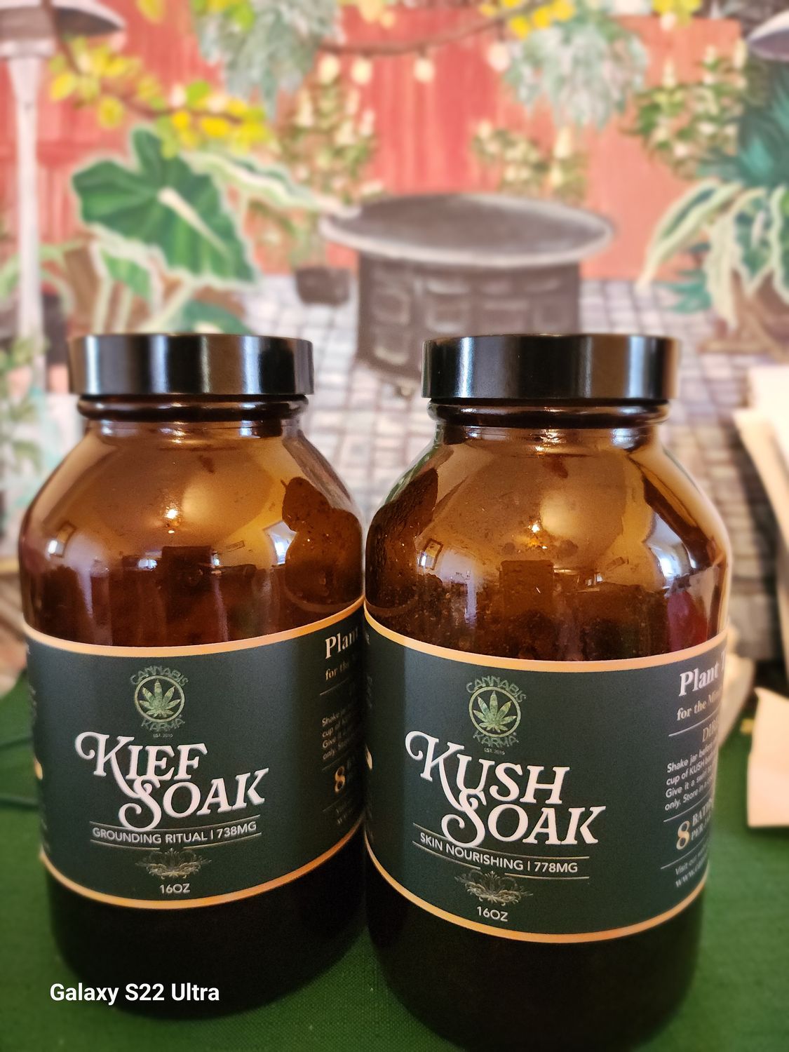 Kief Soak Bath Salts | 738mg 16oz |Full Spectrum