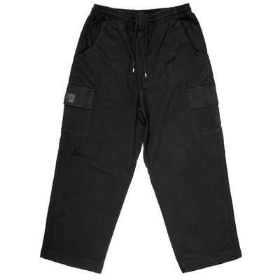 CALÇA CARGO RETA LARGA SARJA JOHN ROGER - PRETO