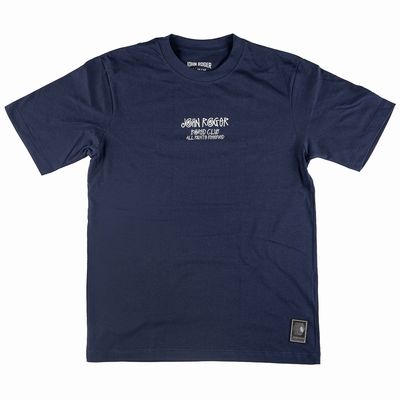 MEN&#39;S JERSEY T-SHIRT BORED CLUB - DEEP BLUE