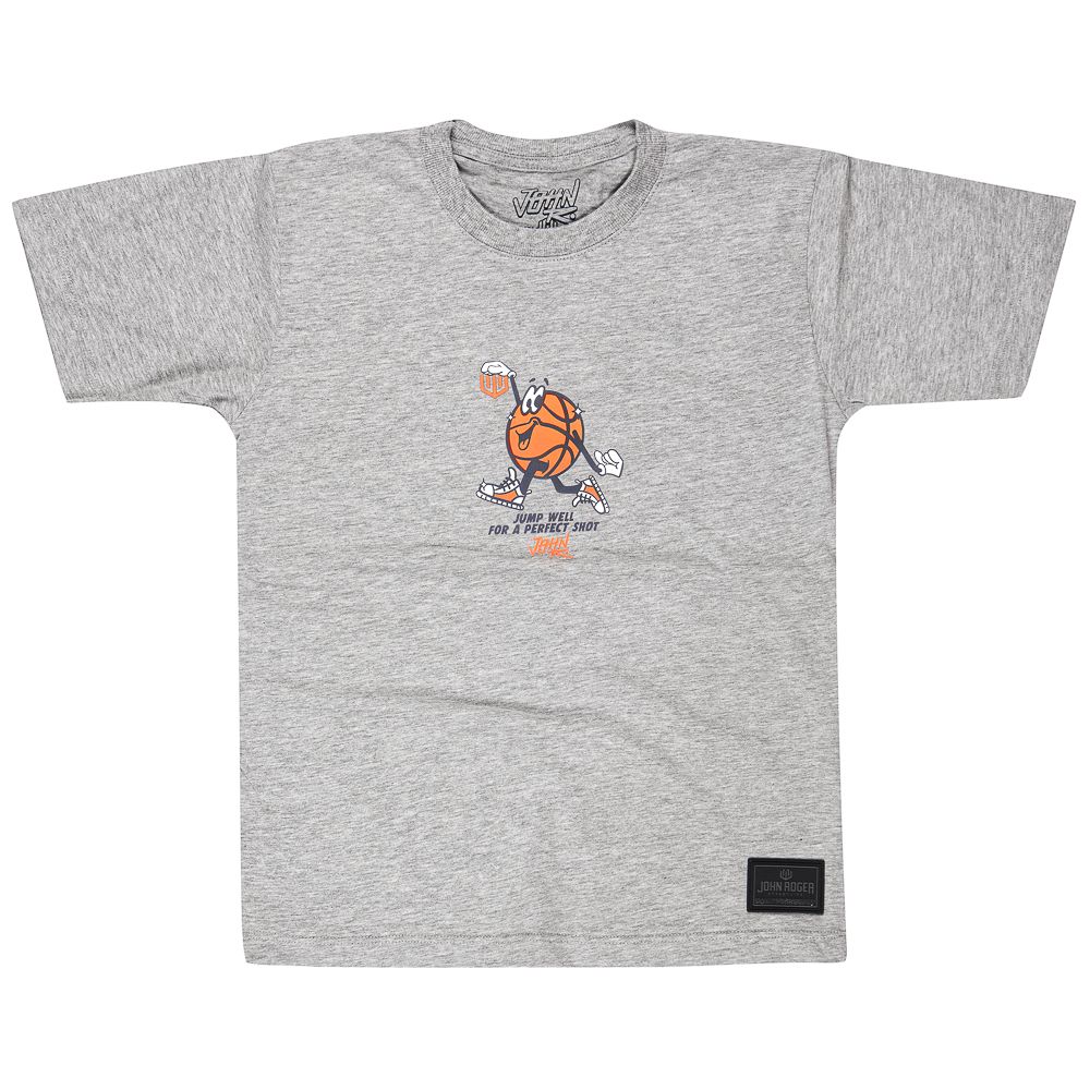 CAMISETA INFANTIL JOHN ROGER JUMP WELL BOY - MESCLA